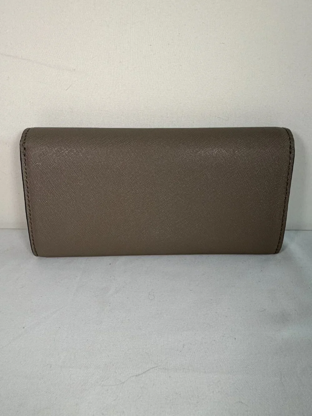 TORY BURCH York Buckle Taupe Leather Tote and Matching Wallet